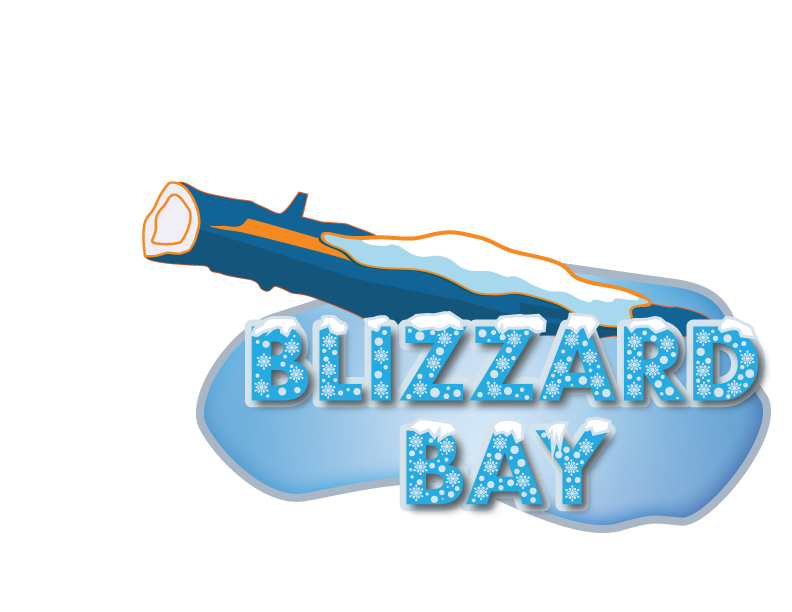 Blizzard Bay logo at Avalanche Bay Indoor Waterpark
