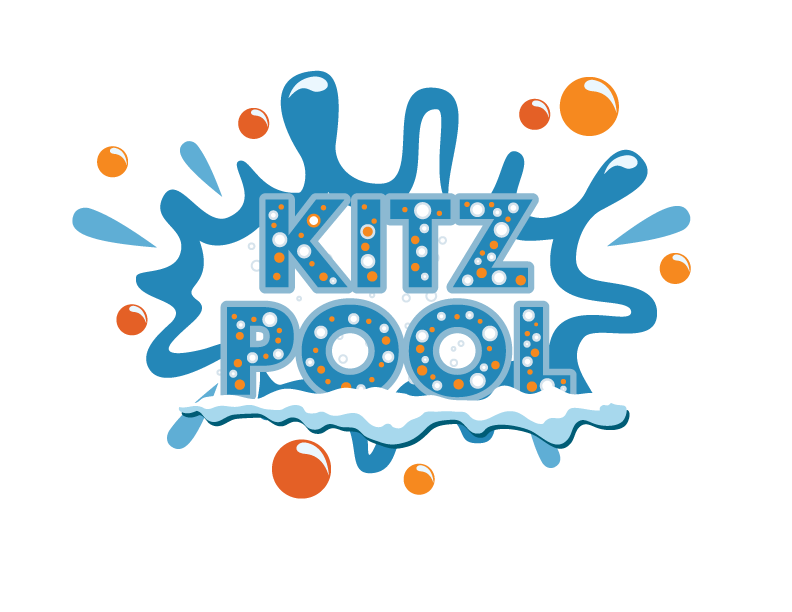 Kitz Pool logo at Avalanche Bay Indoor Waterpark