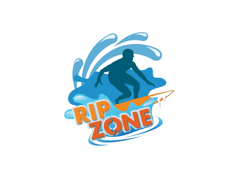 Rip Zone Logo at Avalanche Bay Indoor Waterpark
